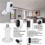Tyeyober Wandhalterung für Ring Kamera, 360° Drehgelenk, mit Schrauben