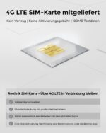Reolink Go Plus 4G LTE Akku-Kamera mit Solarpanel