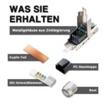 FGB RJ45 Cat7 Netzwerkstecker werkzeuglos