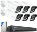 Reolink 6er-Set RLC-811A mit NVR RLN16-410 und 4 TB Festplatte