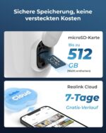 Reolink Argus 3 Ultra Akku-Überwachungskamera mit Solarpanel
