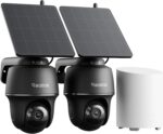 Reolink Home Hub Mini mit zwei Argus PT Solar-Akku-Kameras