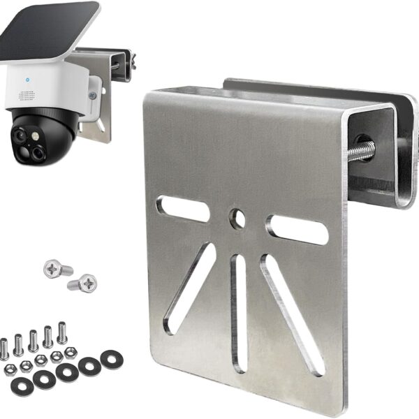 WiTi BK08G Dachrinnenhalterung aus Edelstahl für Eufy SoloCam S340