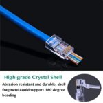 Greluma RJ45 CAT6 Pass-Through-Stecker vergoldet 100 Stück