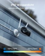 Reolink Elite WiFi 4K Überwachungskamera mit 180° Panoramablick