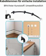 Lonnky 5 m DC-Verlängerungskabel schwarz