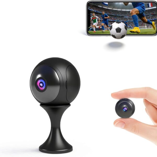 Mini Kamera 4K WLAN mit Akku und Standfuss