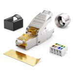 deleyCON RJ45 Netzwerkstecker CAT 6a werkzeuglos