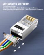 VCE CAT 7 RJ45-Stecker geschirmt, vergoldet