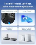 Reolink TrackMix WiFi PTZ Überwachungskamera mit Dual-Objektiv und Auto-Tracking-Zoom