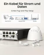 Reolink 4er-Set Duo 3V PoE mit NVR RLN8-410 und 2 TB Festplatte