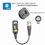 Greluma Video-Balun 2 Paar 8 MP passiv BNC auf UTP