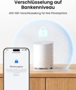 Reolink Home Hub Mini Set mit vier Argus Solar 3K Akku-Kameras