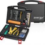 Das ZOERAX Set enthält Crimper, Stanzwerkzeug, Abisolierer und einen Kabeltester im Koffer.