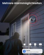 Reolink Home Hub Mini mit zwei Lumus 2K Überwachungskameras für Aussen