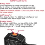 Gebildet OBD Hardwire Kit für Dashcam mit USB-Stecker