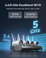 Reolink RLK12-500WB4 Überwachungsset mit vier Kameras und NVR