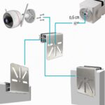 WiTi BK08G Dachrinnenhalterung aus Edelstahl für Eufy SoloCam S340