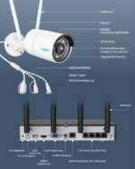 Reolink RLK12-500WB4 Überwachungsset mit vier Kameras und NVR