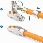 deleyCON RJ45 Netzwerkstecker CAT 6a werkzeuglos
