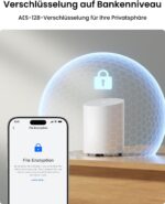 Reolink Home Hub Mini mit vier Argus 3 Pro Solar-Überwachungskameras