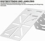 SGZQKZ Masthalterung für Überwachungskameras, Metall, zwei verstellbare Ringe