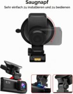 REDTIGER Saugnapfhalterung für F7N Dashcam mit GPS-Modul
