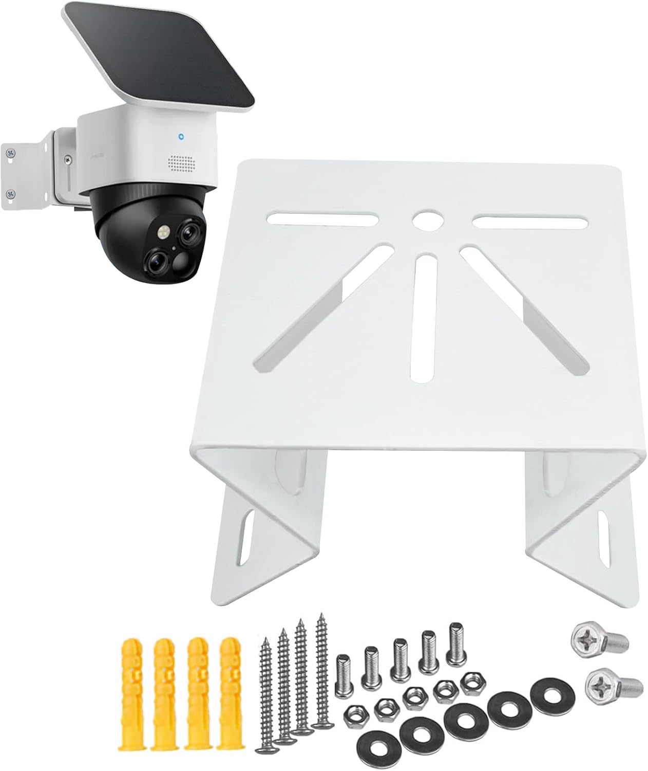 TEKCAM TEK-062 Bild 1 TEKCAM Edelstahl-Eckhalterung für eufy SoloCam, 1 Stück