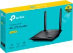 TP-Link TL-MR100 4G LTE Router mit Antennen und SIM-Kartensteckplatz