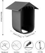 GEFIRE Silikonhülle für EufyCam 2C und 2C Pro, Schwarz, 2er-Set – Bild 5