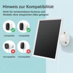 Orayafid 8W Solarpanel für Akku-Überwachungskameras