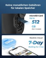 Reolink Argus 3 Ultra-B Akku-Überwachungskamera in Schwarz