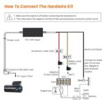 GKU Dashcam Hardwire-Kit USB-C mit Sicherungsadaptern