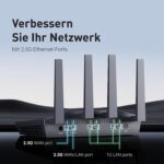 GL.iNet Flint 2 Wi-Fi 6 Router mit 2,5G-Ports und VPN