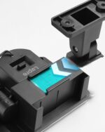 Lepro Solar-Aussenleuchte mit drei LED-Panelen und Solarpanel
