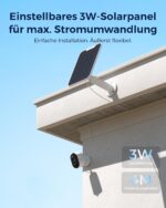 Reolink Argus 3 Ultra Akku-Überwachungskamera mit Solarpanel