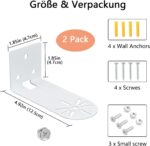 TEKCAM Metall-Wandhalterung 2er-Pack