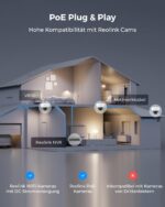 Reolink RLK8-800V4 4K PoE Dome Überwachungsset