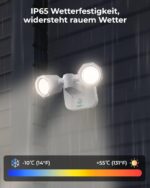 Reolink Floodlight PoE Flutlicht mit zwei Köpfen und PIR-Sensor