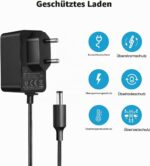 Tonton 12V 1A Netzteil mit DC-Steckern
