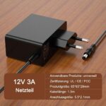 MEROM Netzteil 12V 3A 36W