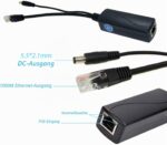Revotech Gigabit PoE-Splitter 48 V auf 12 V