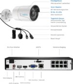 Reolink 5MP Überwachungsset mit NVR und Bullet-Kameras