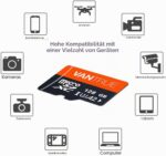 VANTRUE microSD-Karte 128 GB mit Adapter