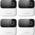 Reolink Argus MagiCam 4er-Set magnetische WLAN-Akku-Kamera