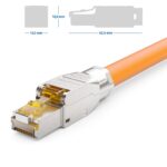 deleyCON RJ45 Netzwerkstecker CAT 6a werkzeuglos