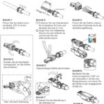 odedo 4x RJ45 Netzwerkstecker CAT6A/CAT7 Metall