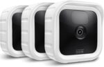 CaseBot Silikonhülle für Blink Outdoor/Indoor, 3er-Set, Weiss