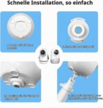 TONTON Metall-Wandhalterung mit 1/4-Zoll-Gewinde für HelloBaby Babykameras