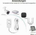 Lonnky 12 V 1 A Netzadapter 3 m weiss